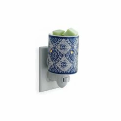 Candle Warmers Etc. Indigo Porcelain Pluggable Wax Warmer PIIND