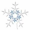 Four Seasons 36" Blue and White LED Snowflake Hanging Christmas Light Decoration with Multi Light Effects - YF20173601 - Christmas Decor