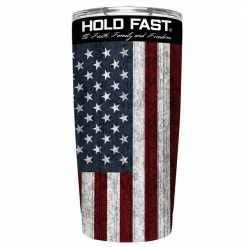 Kerusso Dual Wall Stainless Steel Flag Mug, 20 oz. - MUGS206 - Tumblers