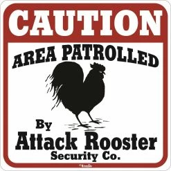 Signs Up Attack Rooster 16016 - Wall Decor