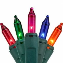 J. Hofert Company 100 Count Multi Colored Incandescent Light Set - 2980 - Christmas Decor