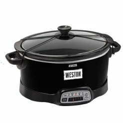 Weston 7 Quart Programmable Slow Cooker 032300W - Slow Cookers
