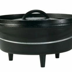Lodge Cast Iron 4 Quart Camp Dutch Oven L10CO3 - Cookware