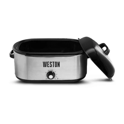 Weston 22 Quart Stainless Steel Roaster Oven 034100W - Slow Cookers - Image 2