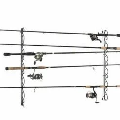 Organized Fishing 9capacity Wire Horizontal Ceiling Rack WHR009 - Storage Furniture