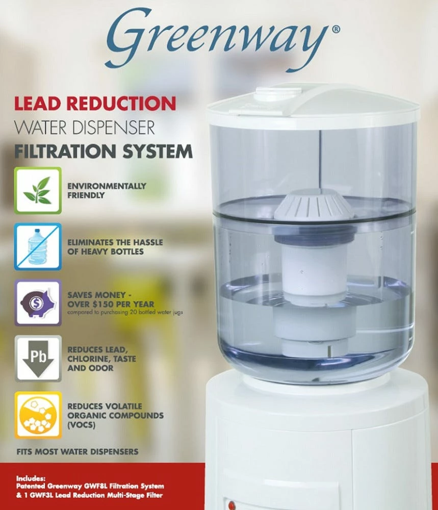 Greenway Water Filtration System for Topload Water Dispensers - GWF8L - Kitchen Appliances - Image 7