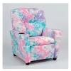Magnolia Plush Kids Recliner, Hippy Prism Pink - 1300-HPP - Kids' Furniture