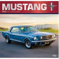 Brown Trout Mustang 2023 Square Foil Calendar - Calendars
