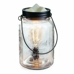 Candle Warmers Etc. Mason Jar Vintage Bulb Illumination Wax Warmer - EBMAS