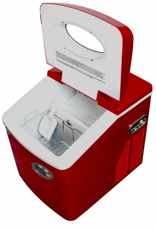 Luma Comfort New Air Large Red Portable Ice Maker 3 ice cube sizes AI215R - Kitchen Appliances - Image 6