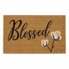 Avera Products Blessed Cotton Bloom Coir Mat, 17" x 29" - ADR016 - Décor
