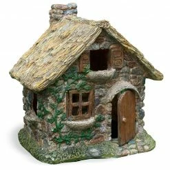 Assorted Woodland Knoll Collection Thatched Roof House MG30 - Garden Statues & Lawn Ornaments
