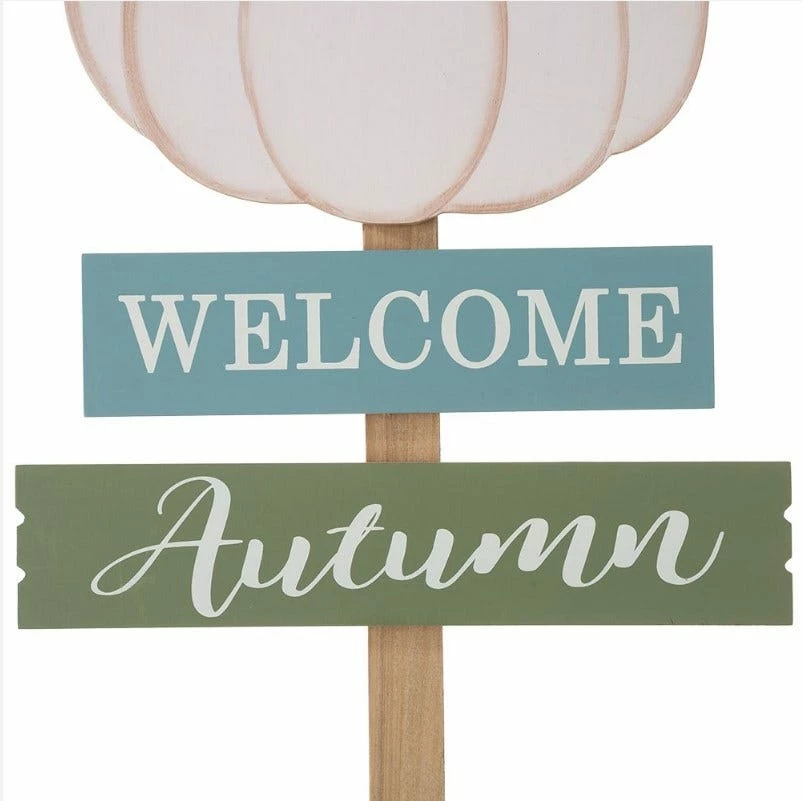 Various Brands 36" Welcome Autumn Pumpkin Yard Stake - JKC00809 - Porch Seasonal Decor - Image 2