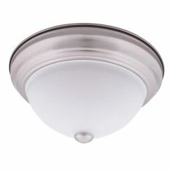 Various Brands 11" Nickel Dome Light - RKDOME11SN - Light Fixtures