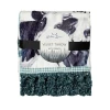 URBAN DEER Silly Farm velvet 50 x 60 throw with Fringe - RK-VELFR-SILY - Blankets & Bedspreads