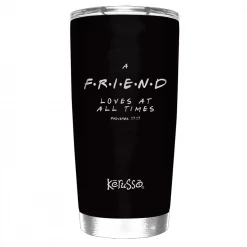Kerusso Dual Wall Stainless Steel Friend Mug, 20 oz. - MUGS213 - Tumblers