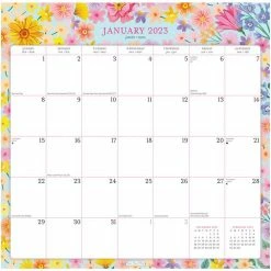 Brown Trout Bonnie Marcus 2023 Square Office 12x12 Sticker Calendar - Calendars