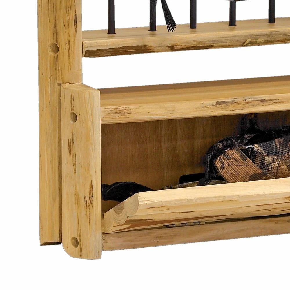 Rush Creek Creations 2 Bow 12 Arrow Wall Storage Rack 370039 - Storage Furniture - Image 7