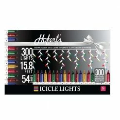 J. Hofert Company Hofer 300 Bulb White Multi Icicle - 2652-20 - Christmas Decor