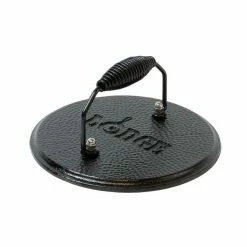 Lodge MfgCoLodge Logic 7 1/2 Inch x 4 1/2 Inch Round Cast Iron Grill Press LGPR3 - Cookware & Tools