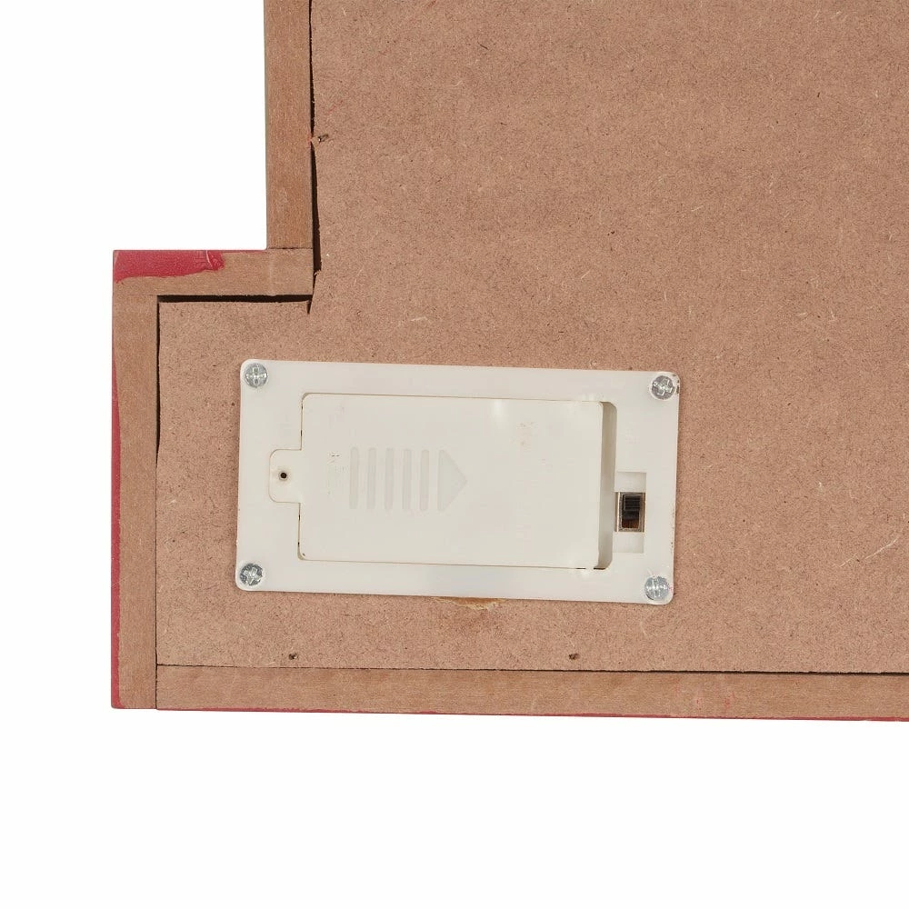 Glitzhome LED Lighted Wooden Metal Block Word Sign - 1114202976 - Table Top Decor - Image 2