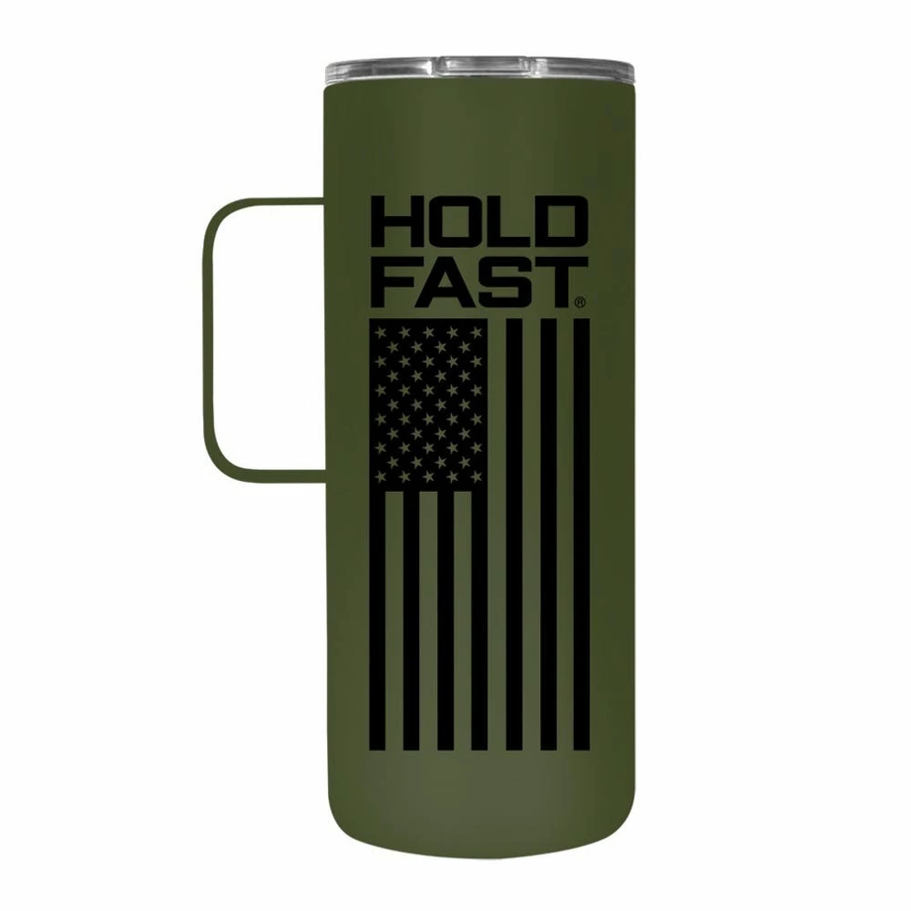 Kerusso Dual Wall Stainless Steel Freedom Flag Mug with Handle, 20 oz. - MUGS223 - Tumblers
