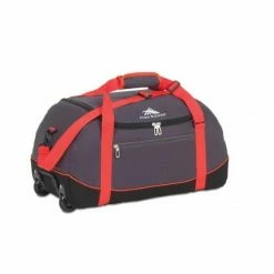 High Sierra Sport 36 Inch Mercury/Black WheelNGo Duffel - Storage & Maintenance