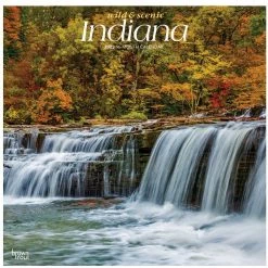 Brown Trout Indiana Wild & Scenic 2023 Square Calendar - Calendars