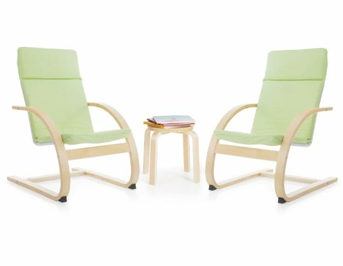 Guidecraft Kiddie Rocker Chair Set Light Green - Kids' Furniture