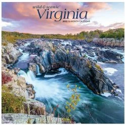 Brown Trout Virginia Wild & Scenic 2023 Square Calendar - Calendars