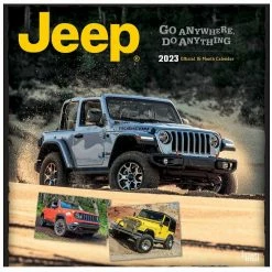 Brown Trout Jeep 2023 Square Calendar - Calendars