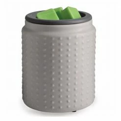 Candle Warmers Etc. Candle Warmer Etc. Gray Hobnail Flip Dish Wax Warmer - WWGHB - Candle Warmers