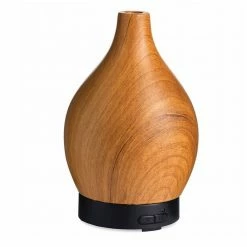 Candle Warmers Etc. Candle Warmer Etc. Premium Ultra Sonic Oil Diffuser in Wood Grain Vase - BDWGR - Candle Warmers