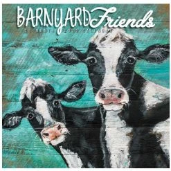 Brown Trout Barnyard Friends 2023 Square Hopper Calendar - Calendars