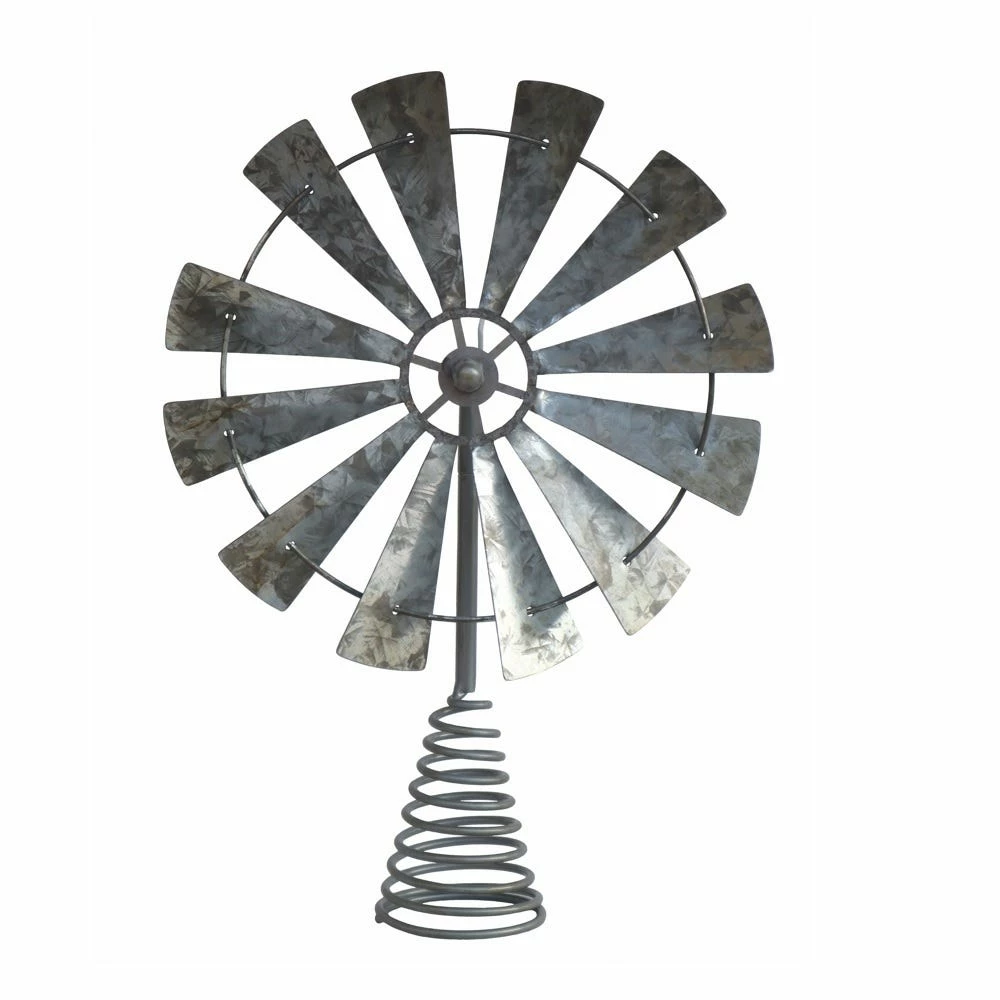 Four Seasons Metal Windmill Tree Topper - 21SYM-WM1101 - Christmas Decor