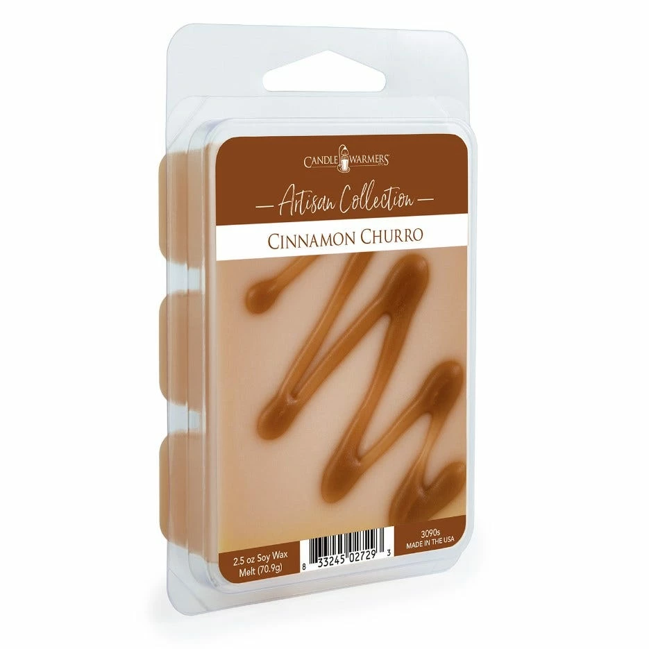 Candle Warmers Etc. Cinnamon Churro 2.5oz. Artisan Wax Melt 3090s - Wax Melts