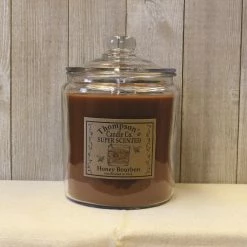 Thompson's Candle Co. Honey Bourbon, 60 oz. Heritage Jar - HBHJ - Candles & Home Fragrance