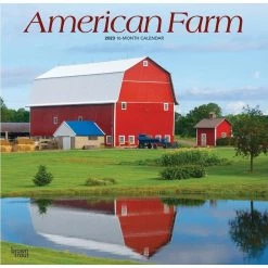 Brown Trout American Farm 2023 Square Calendar - Calendars