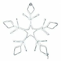 Various Brands 18" LED Rope Light Snowflake - YF012005 - Christmas Decor