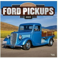 Brown Trout Classic Ford Pickups 2023 Square Foil Calendar - Calendars
