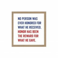 P. Graham Dunn No Person 12 x 12 Framed Art Sign - Q00921RK - Wall Decor
