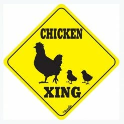 Signs Up SignsUp "Chicken Xing" Sign - 18120 - Art & Wall Décor