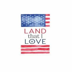 P. Graham Dunn Land That I Love 12 x 8.25 Canvas Sign - Q00955RK - Wall Decor
