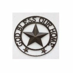 Backyard Expressions 24" God Bless Our Home Hanging 909690 - Wall Decor