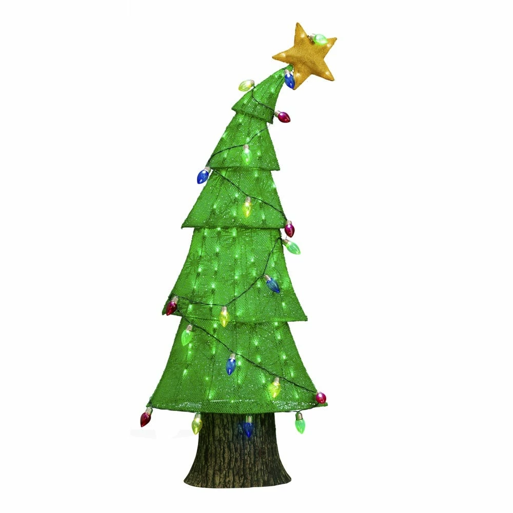 Four Seasons 64" Pre-lit LED Christmas Tree Outdoor Christmas Yard Decoration - 21DH0703T - Christmas Decor - Image 2