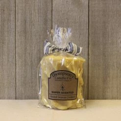 Thompson's Candle Co. Glazed Lemon Cookies, 18 oz. Pillar - GLMP - Candles & Home Fragrance
