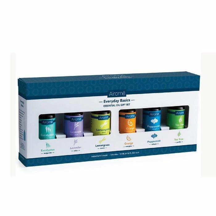 Candle Warmers Airomé Everyday Basics Essential Oil Gift Set - ECOMBO61 - Diffusers and Oils