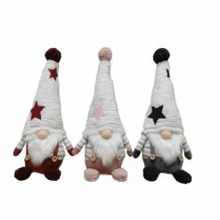 Four Seasons 14" Christmas Plush Gnome Decor, Assorted Styles - BH229140-135 - Christmas Decor