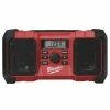 Milwaukee M18 18-Volt Lithium-Ion Cordless Jobsite Radio - 2890-20 - Radios