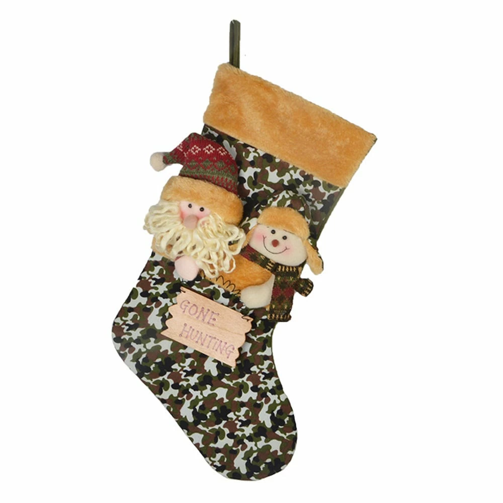 Various Brands 20" Camo Christmas Stocking, Assorted - XZ-SP12042 - Christmas Stockings - Image 2
